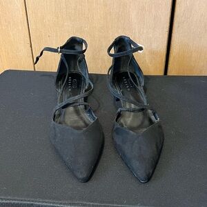 ASOS Black Strappy Flats